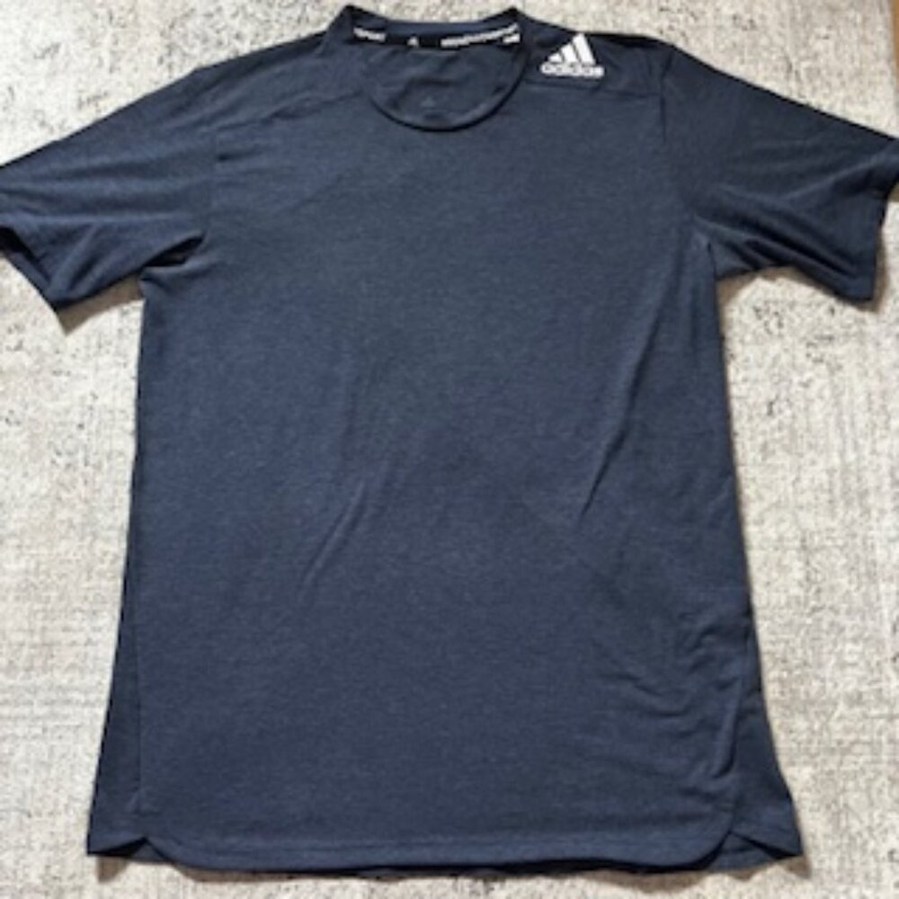 🧡3/15 adidas Aeroready Bluish Gray T-Shirt Men's M